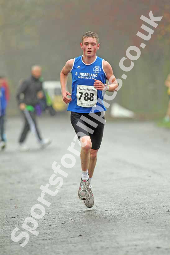 Under-15s winner 788, Heaton Harriers Memorial Road Race.